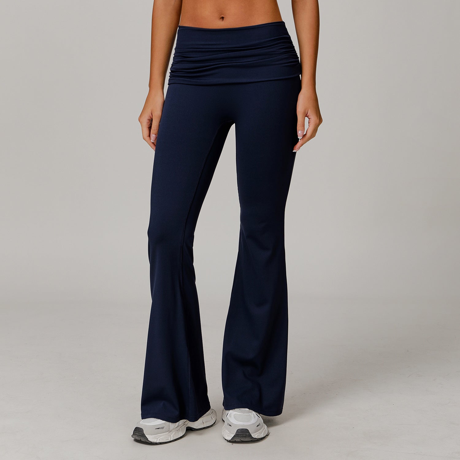 European And American Quick-dry Hip Raise Yoga Pants Nude Feel Casual Wide Leg