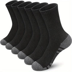 Color Matching Athletic Socks Plus Size Basketball Mid Tube Cotton Breathable